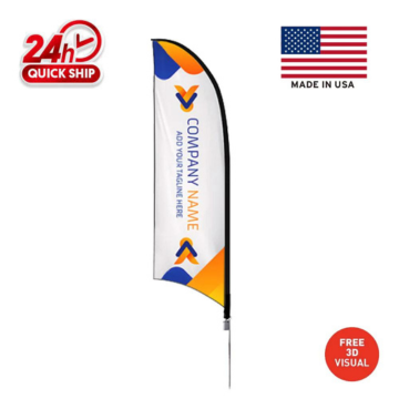 Premium 7' Concave Flags