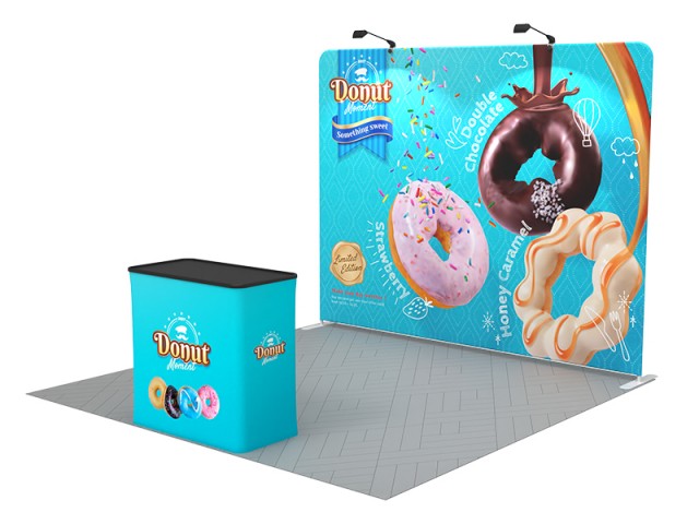 10ft Trade Show Straight Display Kit 02